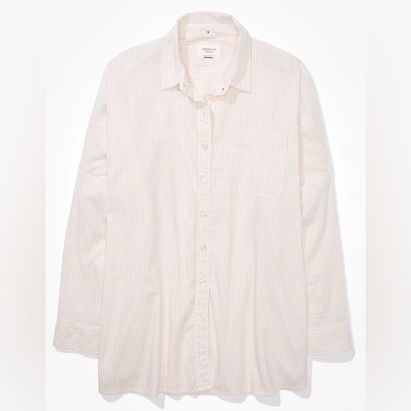 American Eagle Go Big Oversized Shirt Size Medium - Picture 2 of 6